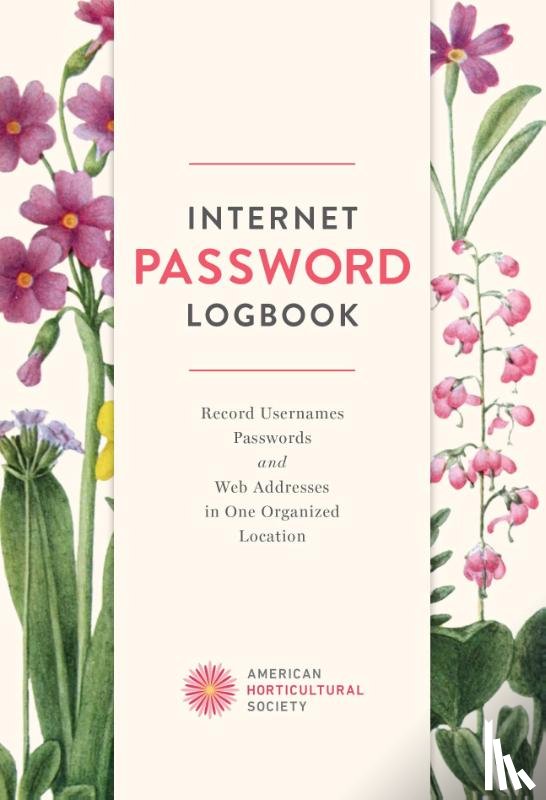 American Horticultural Society - Internet Password Logbook
