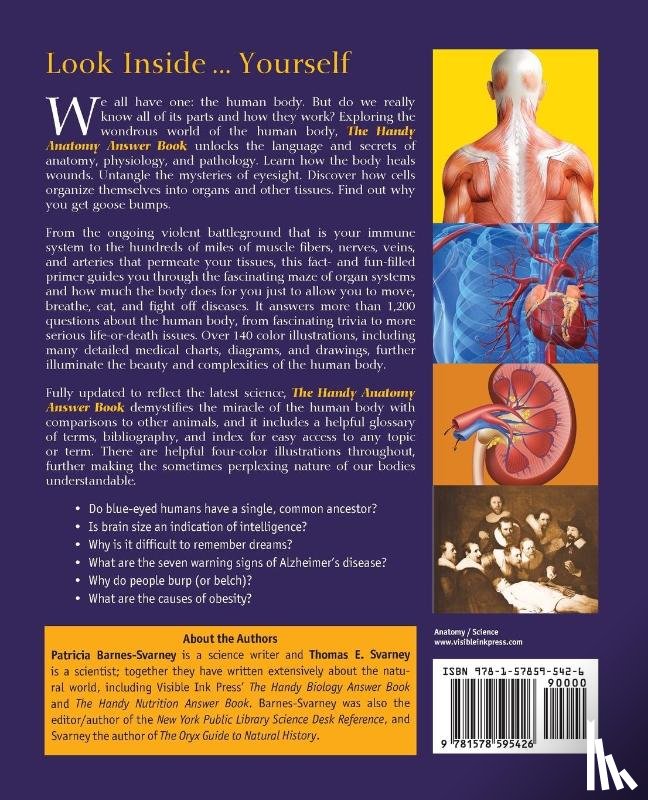 Barnes-Svarney, Patricia, Svarney, Thomas E. - The Handy Anatomy Answer Book