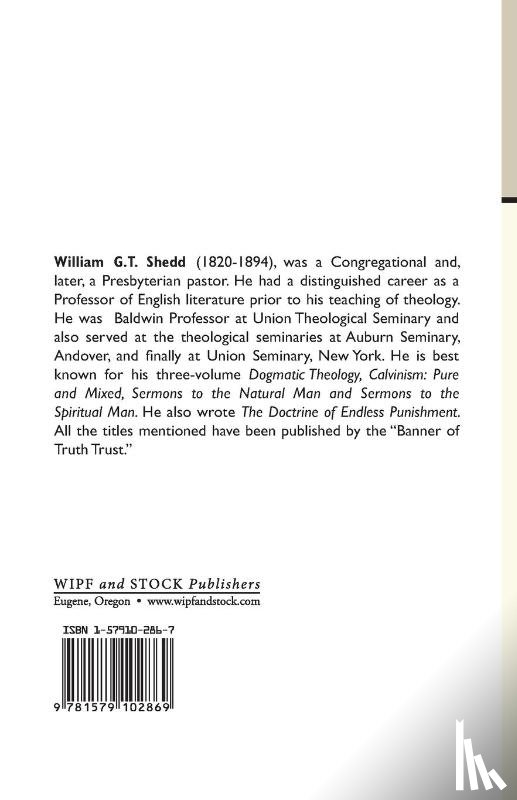 Shedd, William G T - Literary Essays