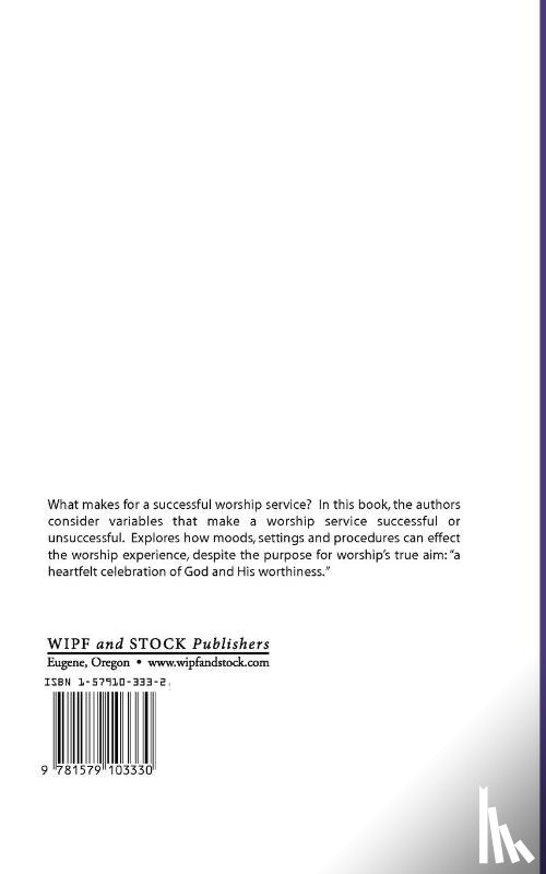 Allen, Ronald - Worship