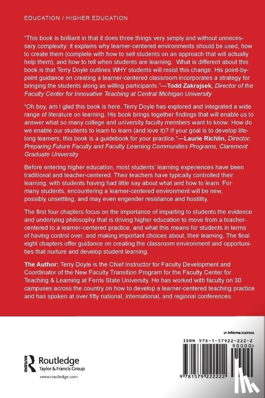 Doyle, Terry - Helping Students Learn in a Learner-Centered Environment