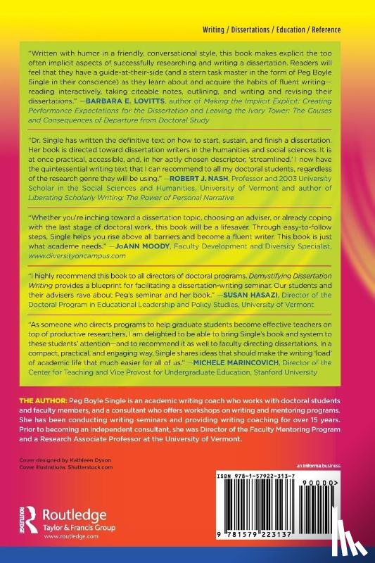 Single, Peg Boyle - Demystifying Dissertation Writing