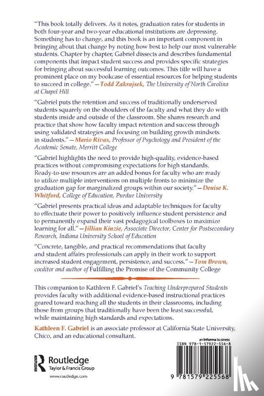 Gabriel, Kathleen F. - Creating the Path to Success in the Classroom