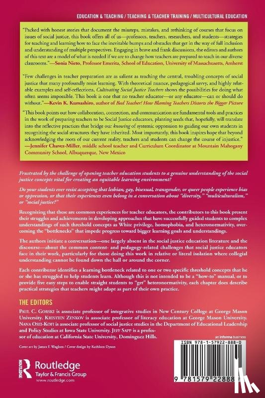  - Cultivating Social Justice Teachers