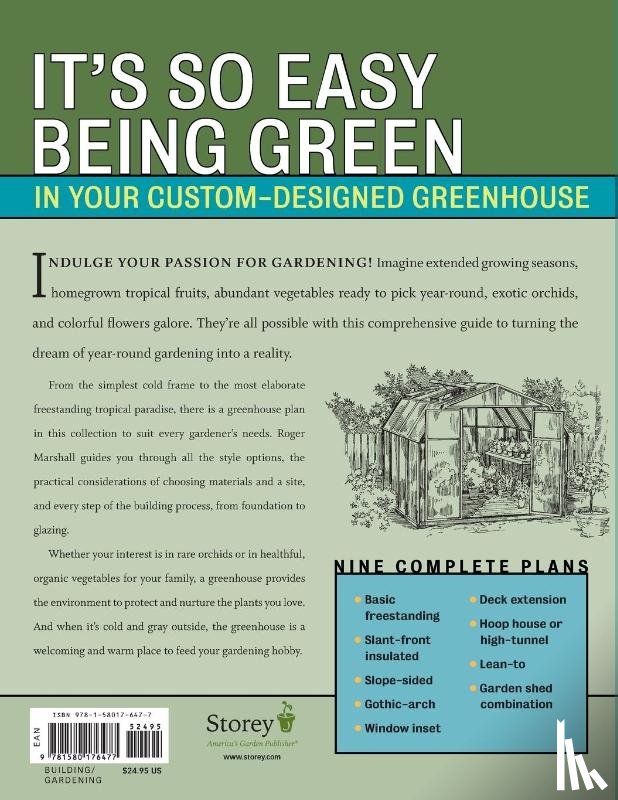 Marshall, Roger - How to Build Your Own Greenhouse