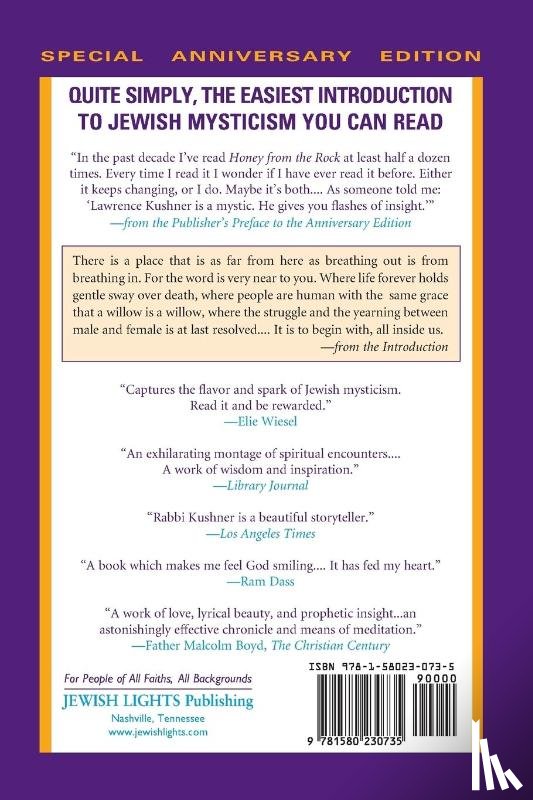Kushner, Rabbi Lawrence (Rabbi Lawrence Kushner) - Honey from the Rock