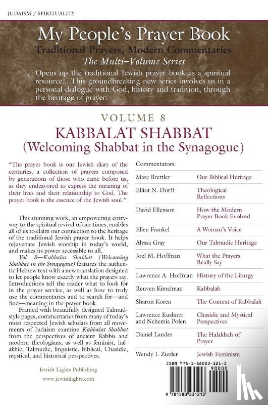 Hoffman, Lawrence A. - My Peoples Prayer Book