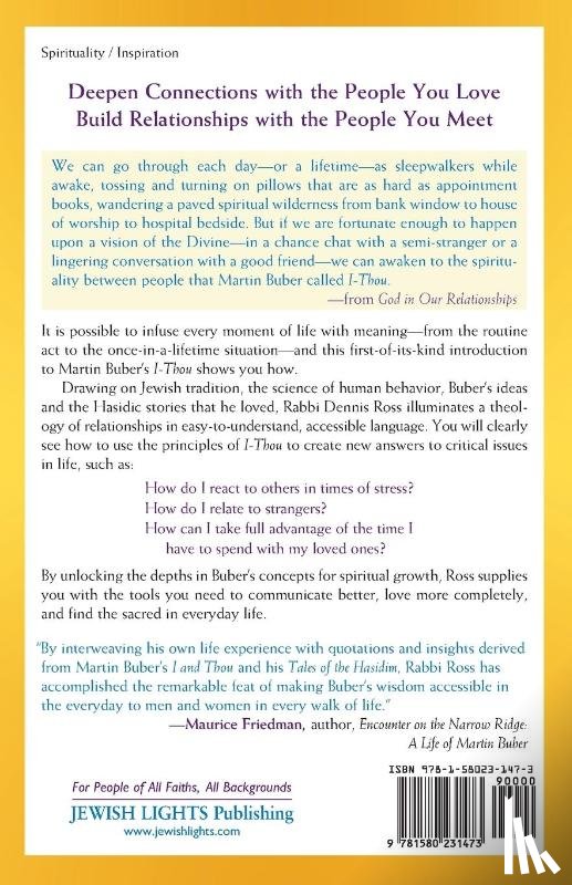 Ross, Rabbi Dennis, Ross, Dennis - God in Our Relationships