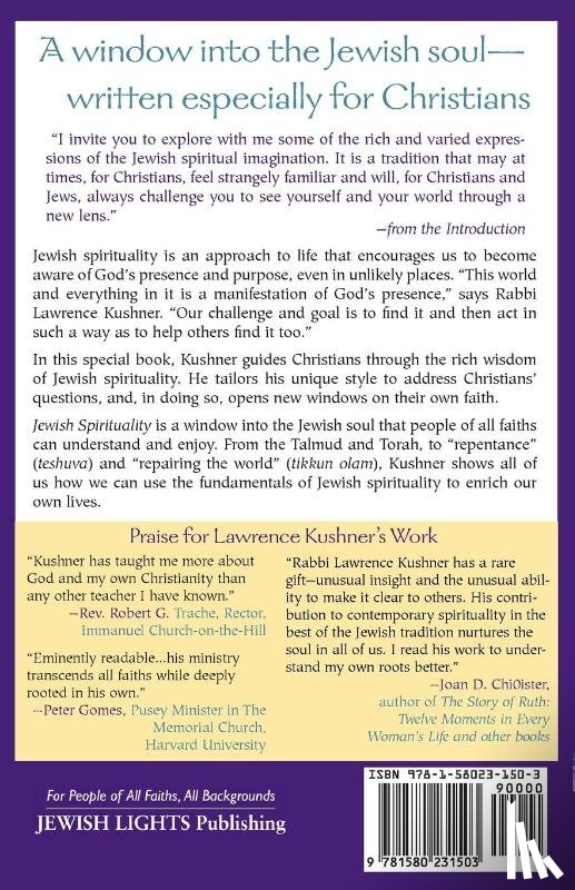 Kushner, Rabbi Lawrence (Rabbi Lawrence Kushner) - Jewish Spirituality