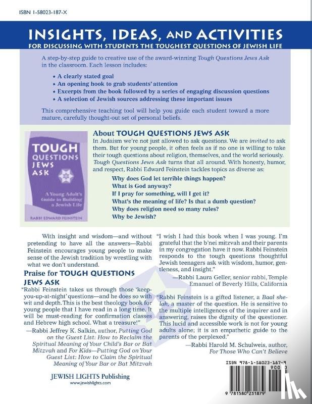 Feinstein, Rabbi Edward - Tough Questions Teacher's Guide
