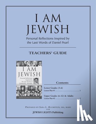 Blumstein, Sara L. - I Am Jewish Teacher's Guide