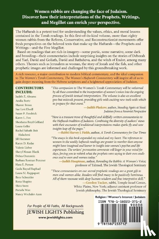  - The Women's Haftarah Commentary