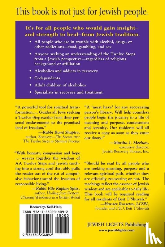 Olitzky, Kerry M. (Rabbi Kerry M. Olitzky), Copans, Stuart A (Stuart A Copans) - Twelve Jewish Steps to Recovery