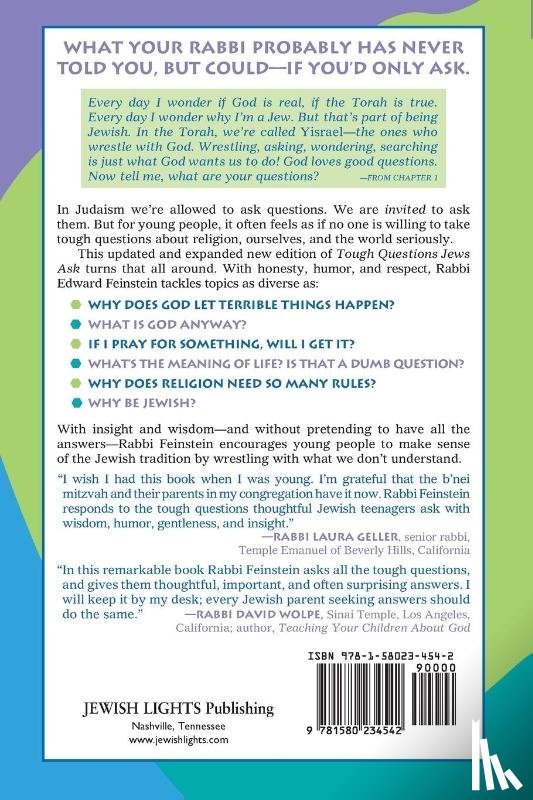 Feinstein, Rabbi Edward (Rabbi Edward Feinstein) - Tough Questions Jews Ask