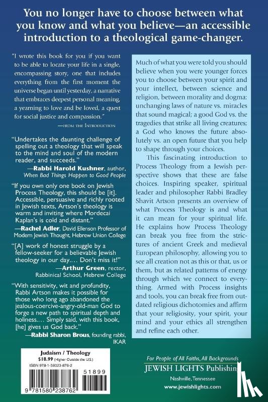 Artson, Rabbi Bradley Shavit - God of Becoming and Relationship