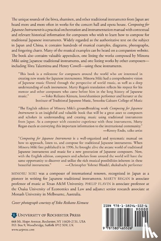 Miki, Minoru - Composing for Japanese Instruments