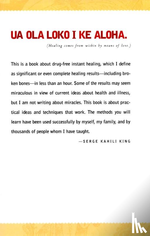 King, Serge - Instant Healing