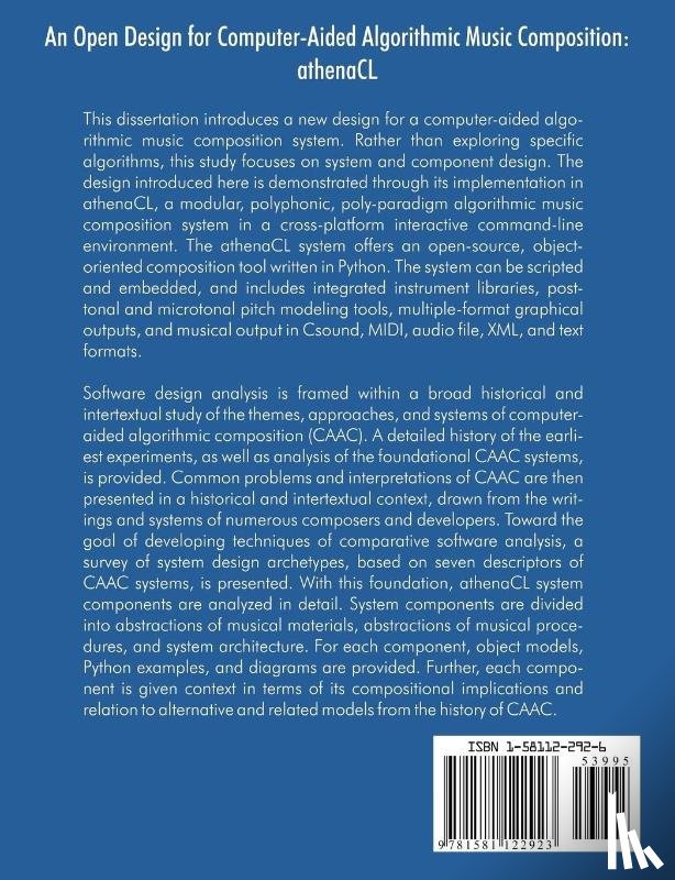 Ariza, Christopher - An Open Design for Computer-Aided Algorithmic Music Composition