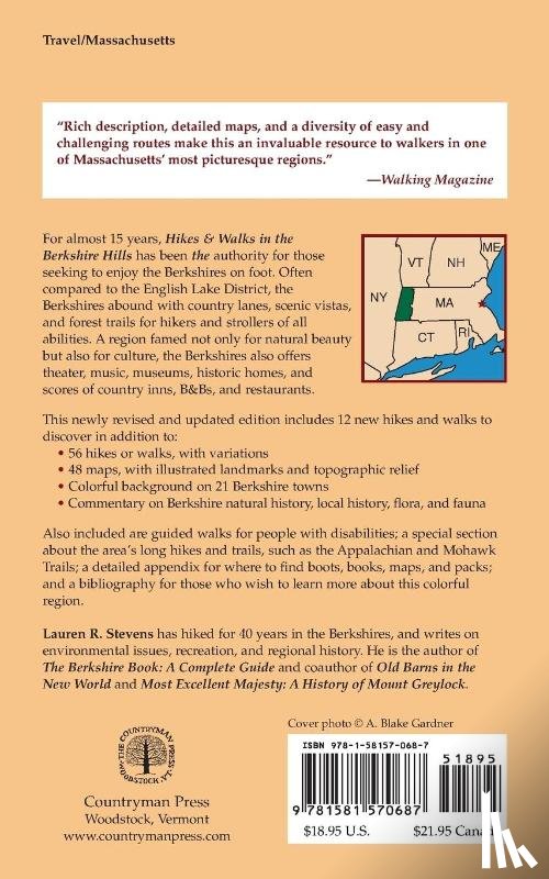 Stevens, Lauren R. - Hikes & Walks in the Berkshire Hills
