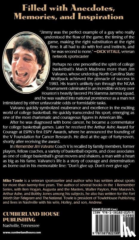 Towle, Mike - I Remember Jim Valvano