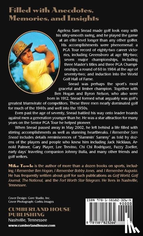 Towle, Mike - I Remember Sam Snead