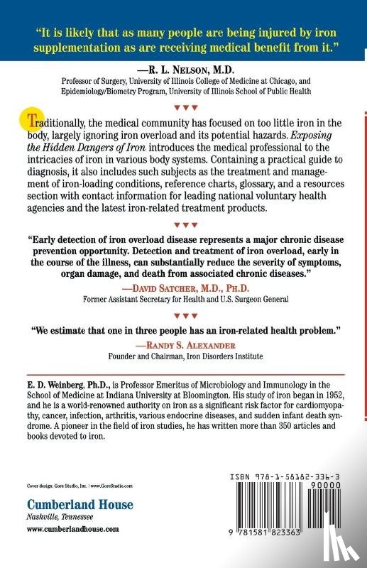 Weinberg, E.D. - Exposing the Hidden Dangers of Iron