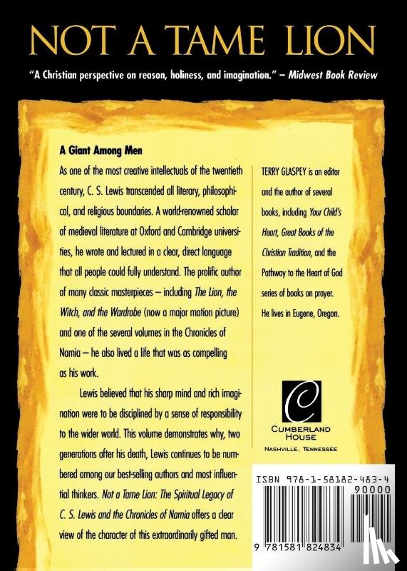 Glaspey, Terry W. - Not a Tame Lion