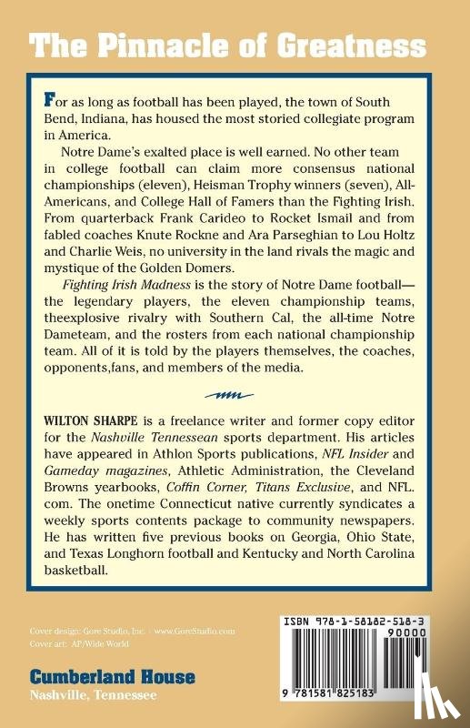 Sharpe, Wilton - Fighting Irish Madness