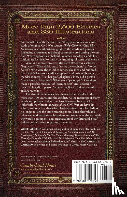 Garrison, Webb B. - Webb Garrison's Civil War Dictionary