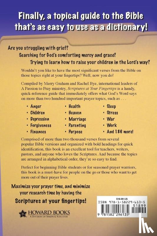 Graham, Merry, Bye, Rachel - Graham, M: Scriptures at Your Fingertips