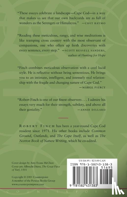 Finch, Robert - Death Of A Hornet And Other Cape Cod Essays