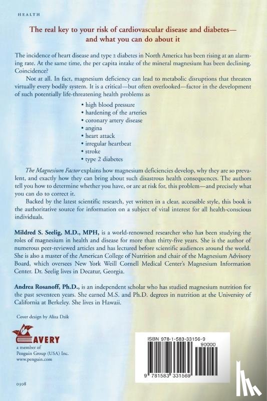 Seeling, Mildred, Rosanoff, Andrea - The Magnesium Factor