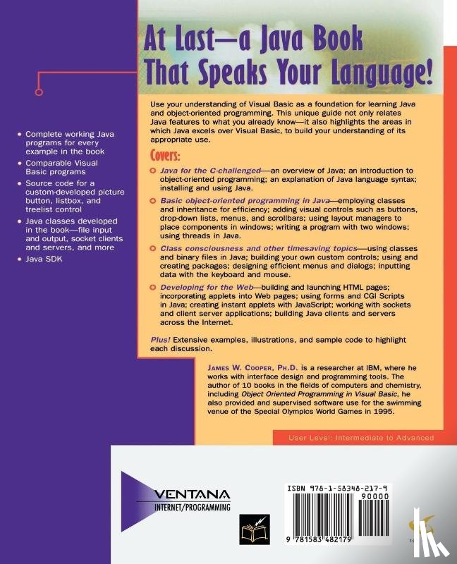Cooper, James W - The Visual Basic Programmer's Guide to Java