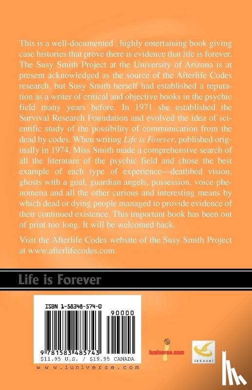 Smith, Susy - Life is Forever