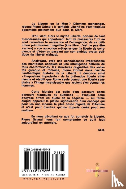 Grimal, Pierre (La Sorbonne) - Les Erreurs de la Liberte