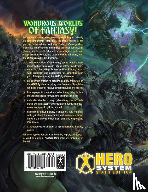Long, Steven S - Fantasy Hero 6th Edition