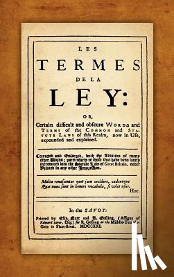 Rastell, John - Les Termes de la Ley