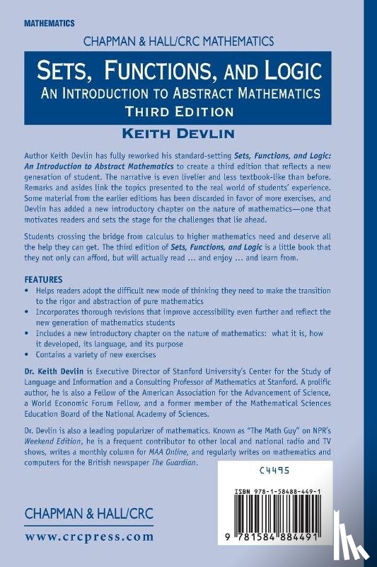 Devlin, Keith (Stanford University - Sets, Functions, and Logic