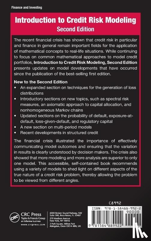 Bluhm, Christian (Munich, Overbeck, Ludger (University of Giessen, Wagner, Christoph (Munich - Introduction to Credit Risk Modeling
