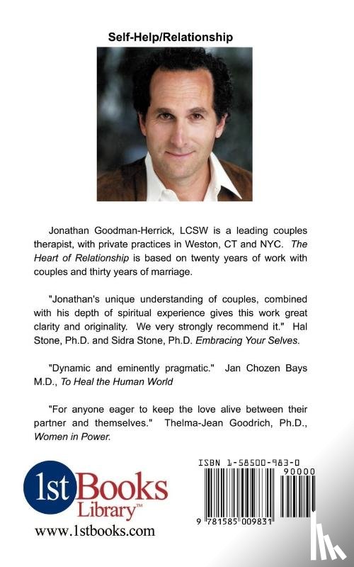 Goodman-Herrick, Jonathan, Bays, Jan Chozen - The Heart of Relationship