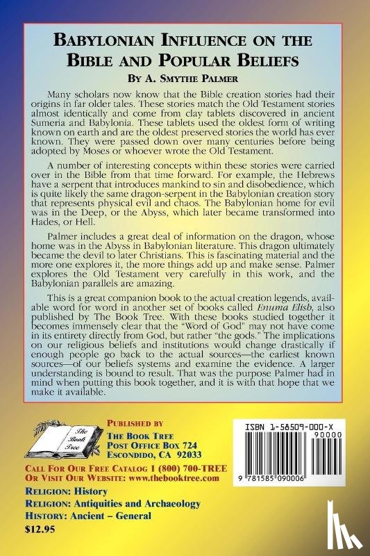 Palmer, A. Smythe, Tice, Paul - Babylonian Influence on the Bible and Popular Beliefs