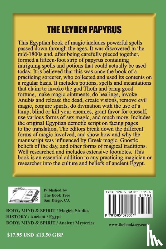  - The Leyden Papyrus