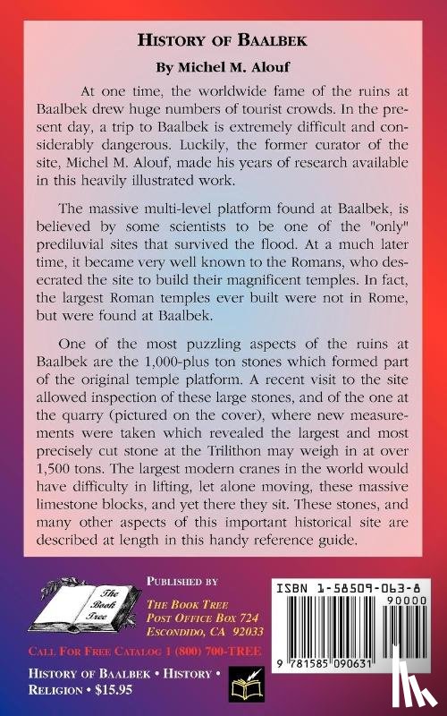 Alouf, Michel M., St Rain, Tedd - History of Baalbek