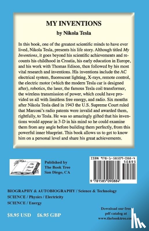 Nikola, Tesla - My Inventions