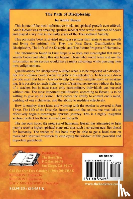 Besant, Annie - The Path of Discipleship