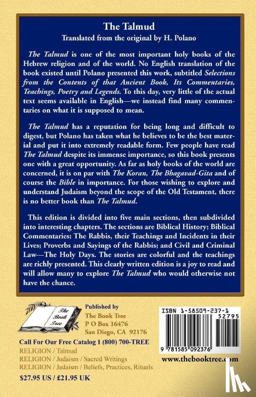 Polano, H., Tice, Paul - The Talmud