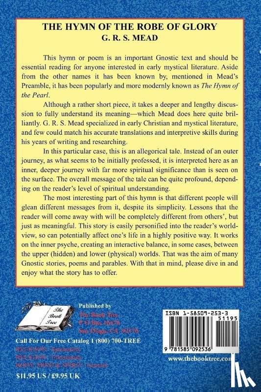 Mead, G. R. S. - The Hymn of the Robe of Glory
