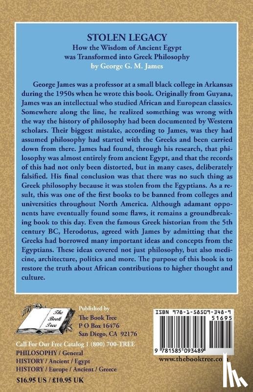James, George G. M. - Stolen Legacy