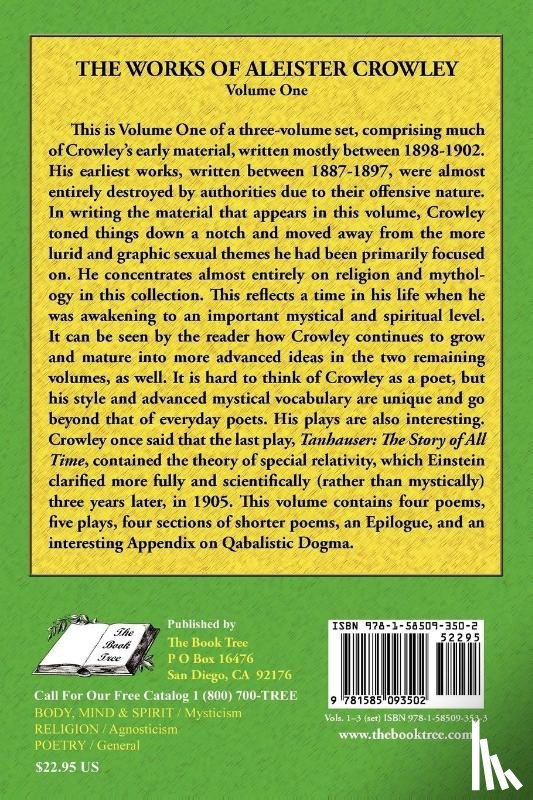 Crowley, Aleister - The Works of Aleister Crowley Vol. 1
