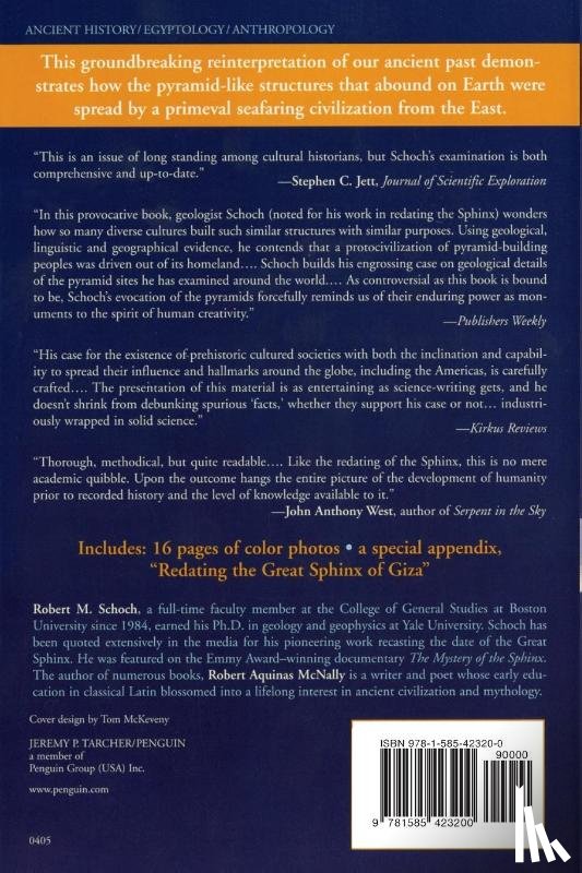 Schoch, Robert M., Mcnally, Robert Aquinas - Voyages of the Pyramid Builders